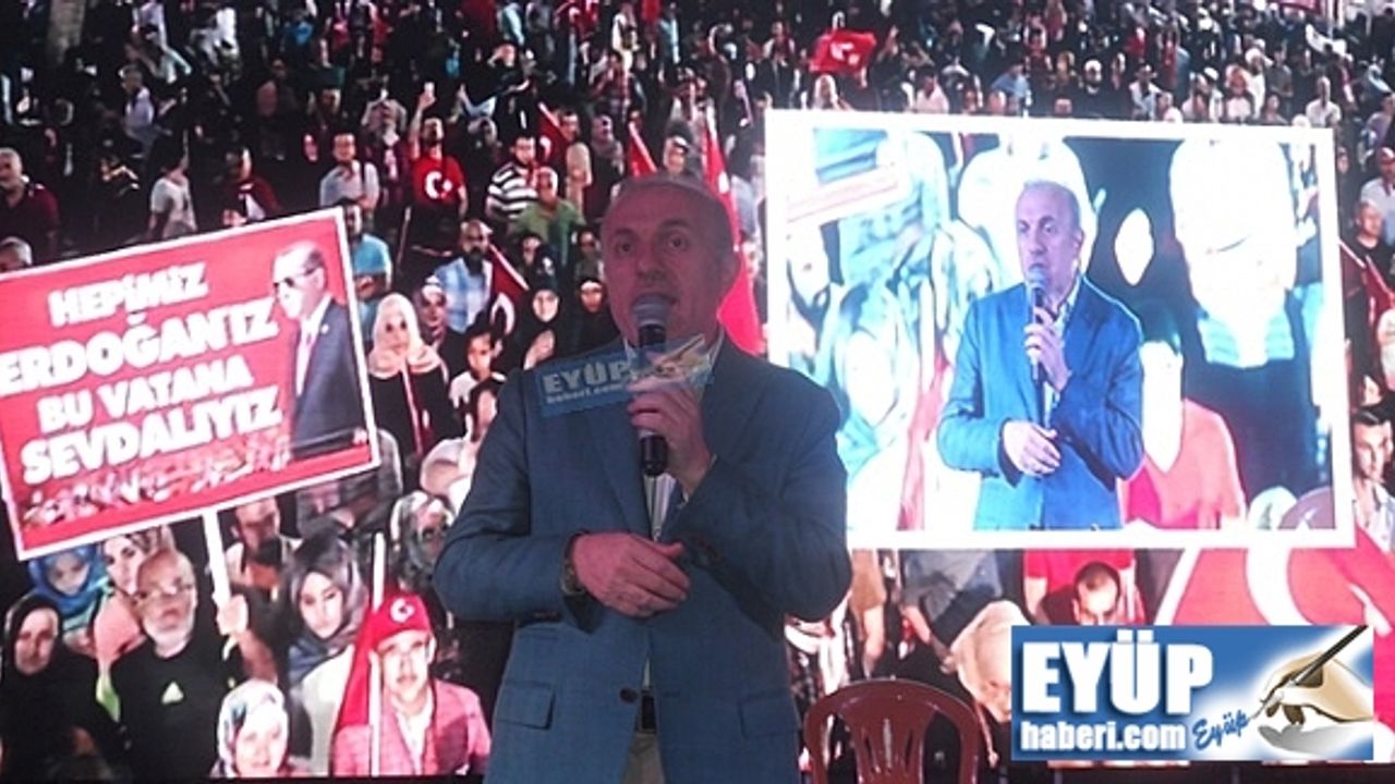Aziz Babuşcu:Eyüp'te Demokrasi nöbetine destek verdi
