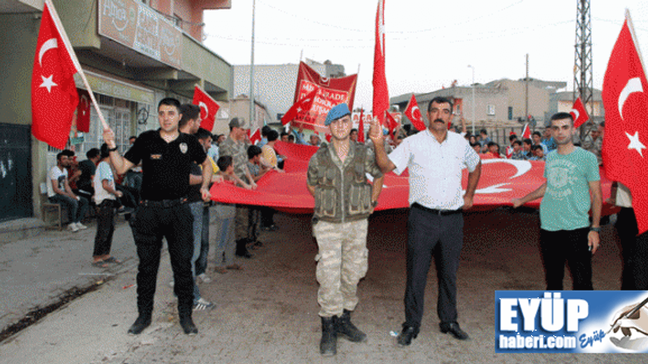 Burası Şırnak... Darbeye karşı tek yürek...