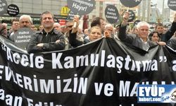 Gaziosmanpaşa'da 'Acele kamulaştırma' protestosu
