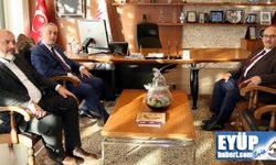 Başkan Aydın'dan Ümraniye Belediye Başkanı Can'a ziyaret