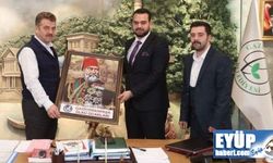 Gaziosmanpaşa Ülkü Ocakları Başkanı Korhan Çalışkan'dan başkan Usta'ya ziyaret