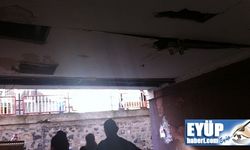Cerahpaşa Tıp Fakültesi çocuk acil girişinin tavanı çöküyor