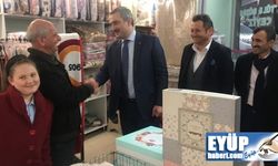 Ak Parti İstanbul İl Başkanı Bayram Şenocak esnafları ziyaret etti