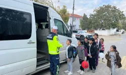 Edirne'de okul servis araçları titizlikle denetleniyor