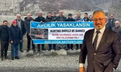 Bingöl Kiğı’da doğa aktivistlerinden avcılığa tepki!