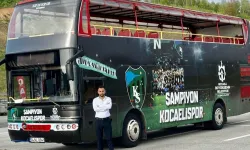 Kocaeli'de şampiyonluk otobüsü kutlamalara hazır