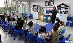 Özel anaokullarında miniklere sıfır atık eğitimi