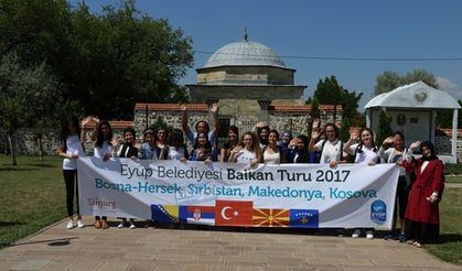 Eyüplü öğrencilerin Balkan turu başladı