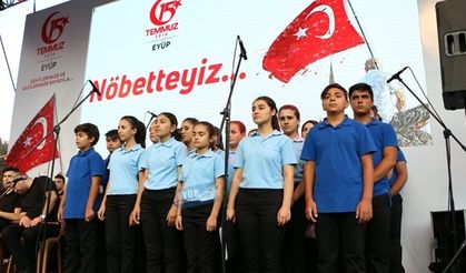 Eyüp 15 Temmuz'da yine tek vücut oldu