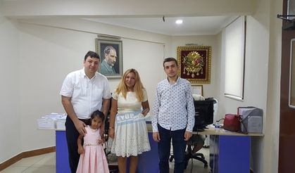 Akşemsettin Mahalle Muhtarlığında bayramlaşma