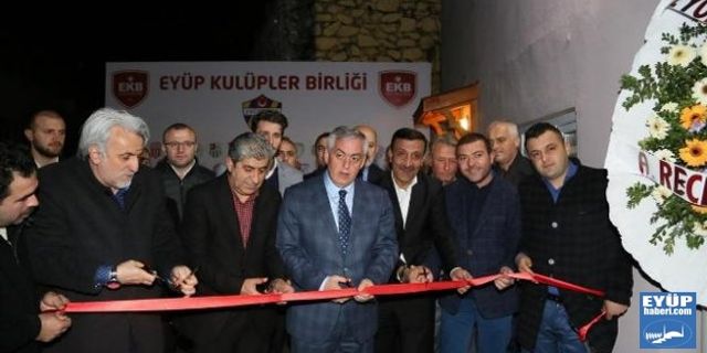 Eyüp Kulüpler Birliği Yeni Hizmet Binası Açıldı