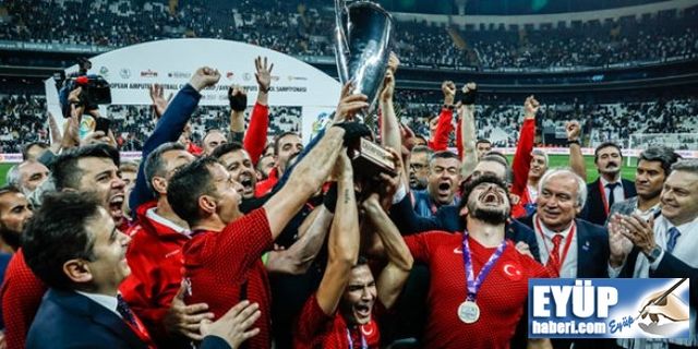 Türk Milli takımı, Avrupa Ampute Futbol Şampiyonu oldu