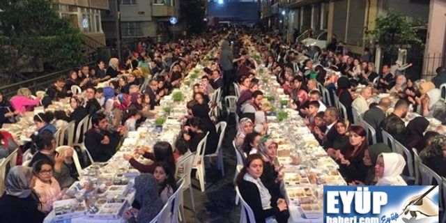 Eyüpsultan Belediyesi Yeşilpınar’da iftar verdi