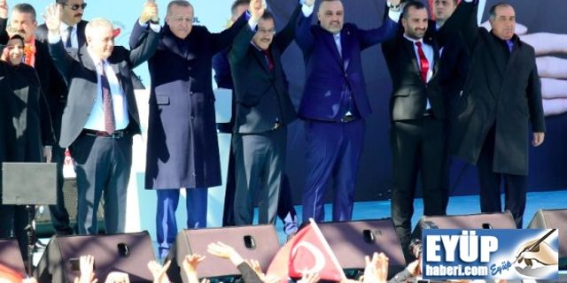 Cumhurbaşkanı Erdoğan Eyüpsultanlılara tapu müjdesi verdi