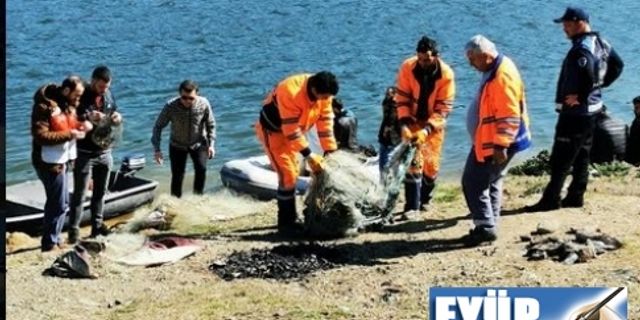 Alibeyköy Barajı'nde su ürünleri denetimi
