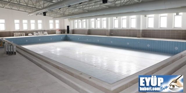 Akşemsettin Yüzme Havuzu inşaatında sona yaklaşıldı