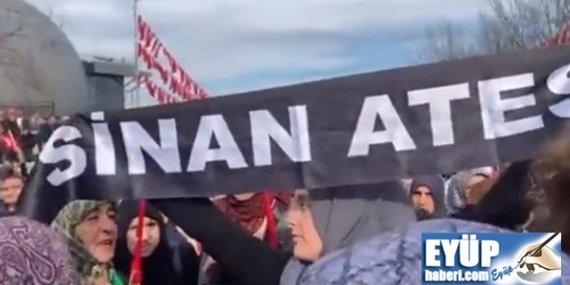 Erdoğan'ın mitinginde 'Sinan Ateş' pankartları indirildi! Gerginlik yaşandı