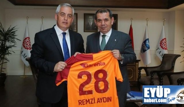 G.Saray Başkanı Özbek'ten Başkan Aydın'a ziyaret