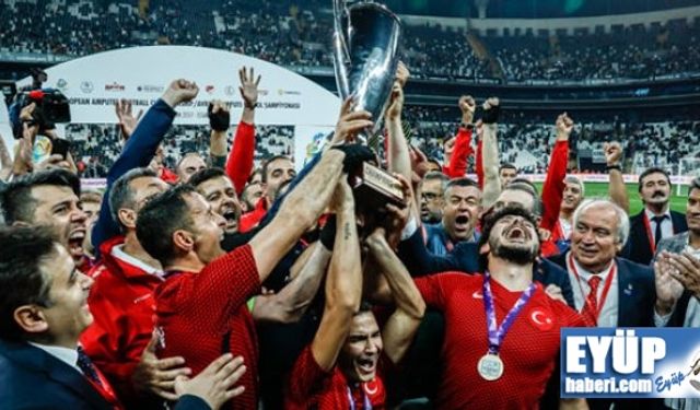 Türk Milli takımı, Avrupa Ampute Futbol Şampiyonu oldu