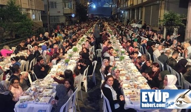 Eyüpsultan Belediyesi Yeşilpınar’da iftar verdi