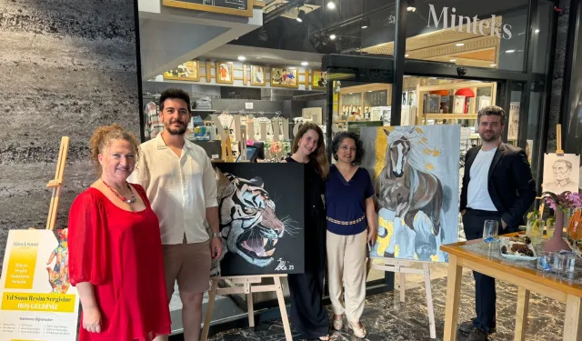 Genç Yetenekler Minteks Sanat Resim Sergisi’nde buluştu