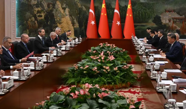 Cumhurbaşkanı Erdoğan'dan Çin'de yoğun diplomasi trafiği