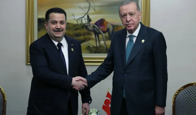 Cumhurbaşkanı Erdoğan, Katar'da Irak Başbakanı ile görüştü