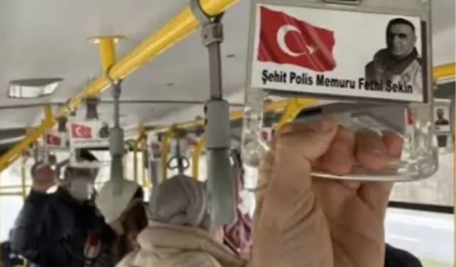 Kahramanmaraş ve Düzce’de otobüs tutacaklarına şehit isimleri yazıldı