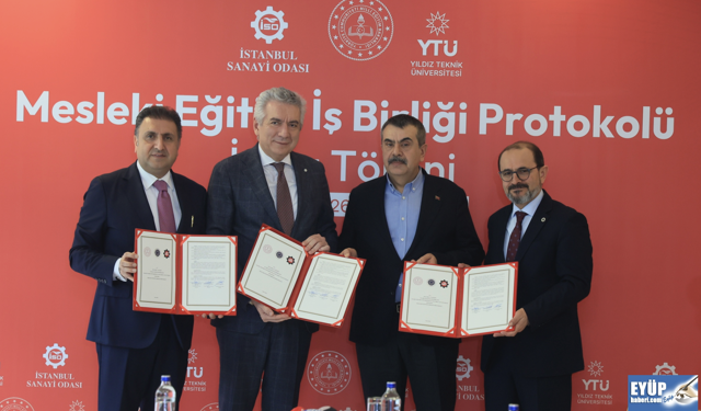 MEB, İSO ve YTÜ Arasında Mesleki Eğitimde Dev İş Birliği Protokolü