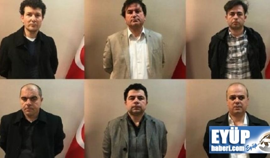 Kosova'da yakalanan 6 FETÖ şüphelisi İstanbul Emniyet Müdürlüğü'nde