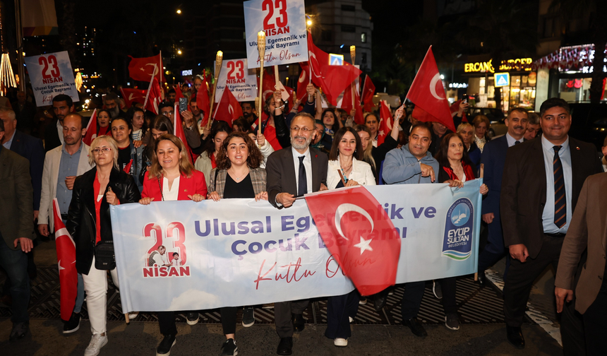 23 Nisan Fener Alayına ' Alibeyköy ve Göktürk'te büyük ilgi