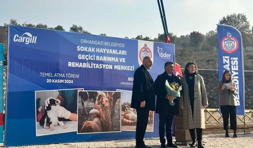 Bursa Orhangazi'de 'Sokak Hayvanları Rehabilitasyonu' için temel atıldı