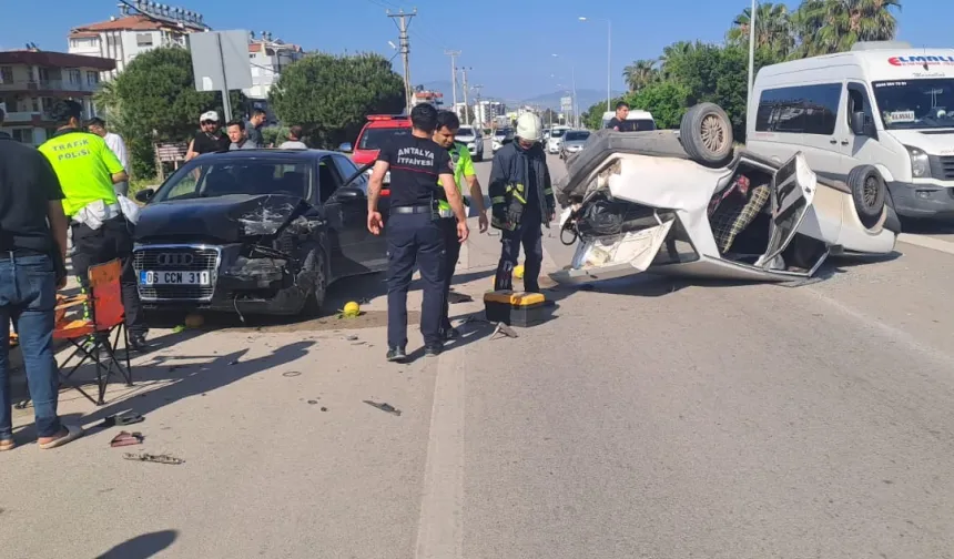 Antalya Finike’de trafik kazası: 1 yaralı