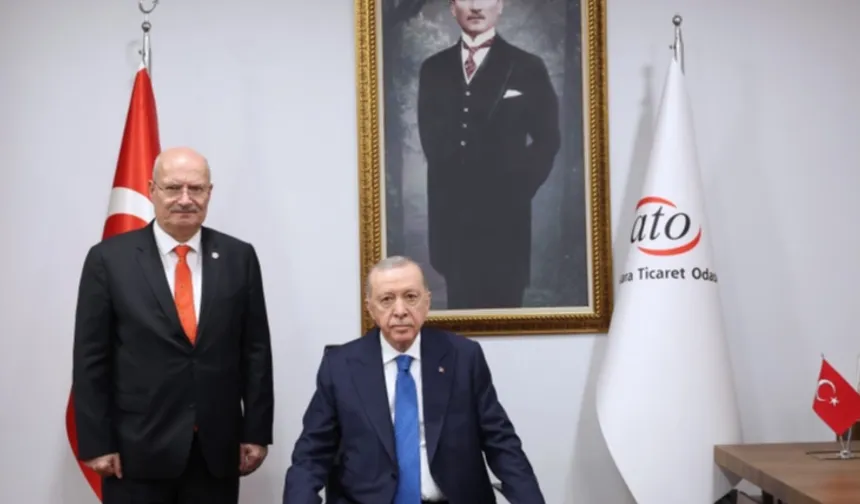 Cumhurbaşkanı Erdoğan’dan ATO’ya ziyaret