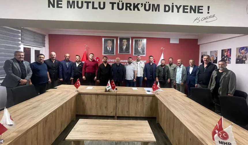 Edirne Keşan'da MHP'nin yeni yönetiminden görev dağılımı