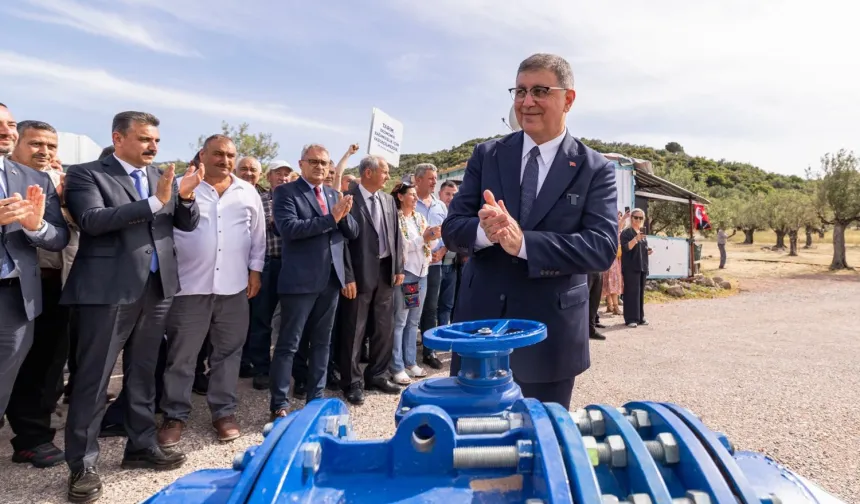 İzmir Dikili’de çiftçiye can suyu