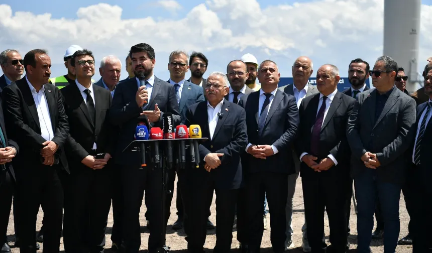 Kayseri Büyükşehir RES'i tanıttı