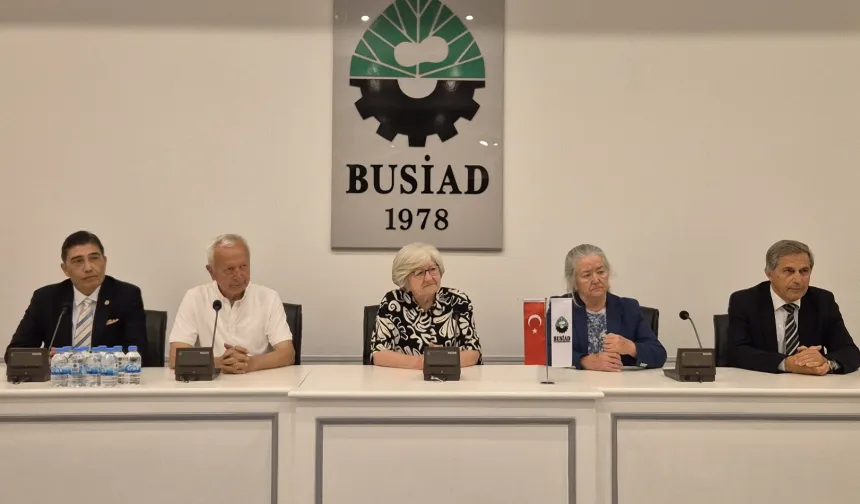 Küresel ısınma ve organik tarım BUSİAD Evi’nde konuşuldu