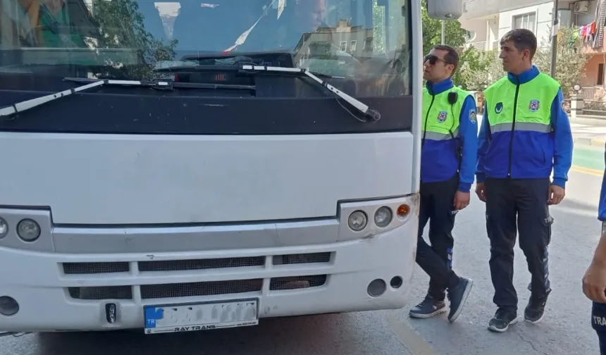 Manisa Büyükşehir’den, servis araçlarına denetim