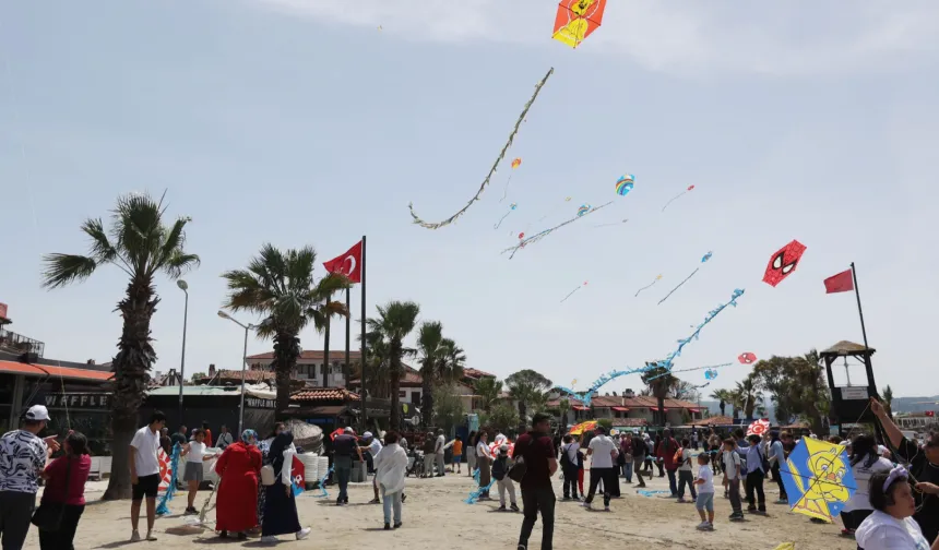 Muğla'da engelsiz uçurtmalar gökyüzünü renklendirdi