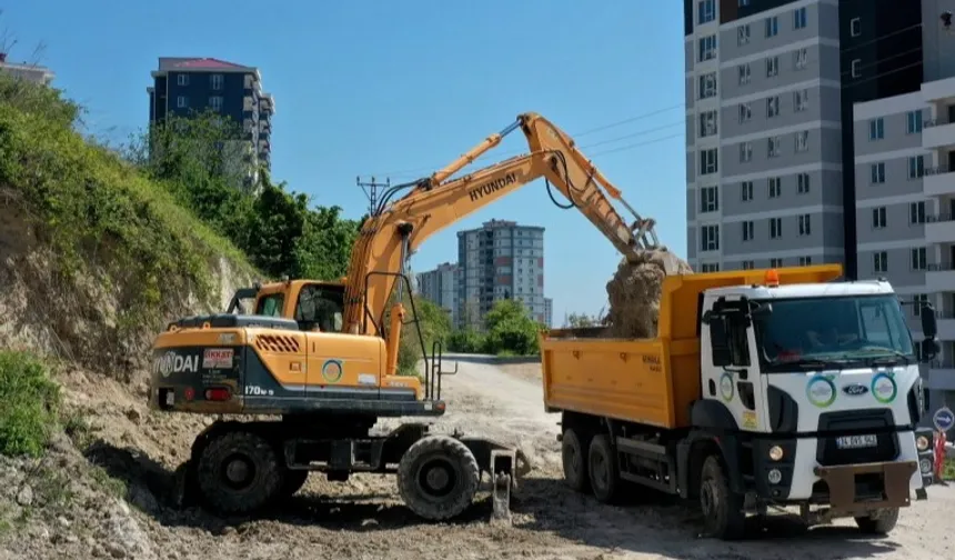 Ordu Fatsa’da yollar genişletiliyor