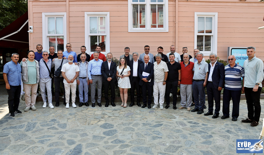 Eyüpsultan'da spora güçlü destek: Başkan Özmen spor kulüpleriyle buluştu