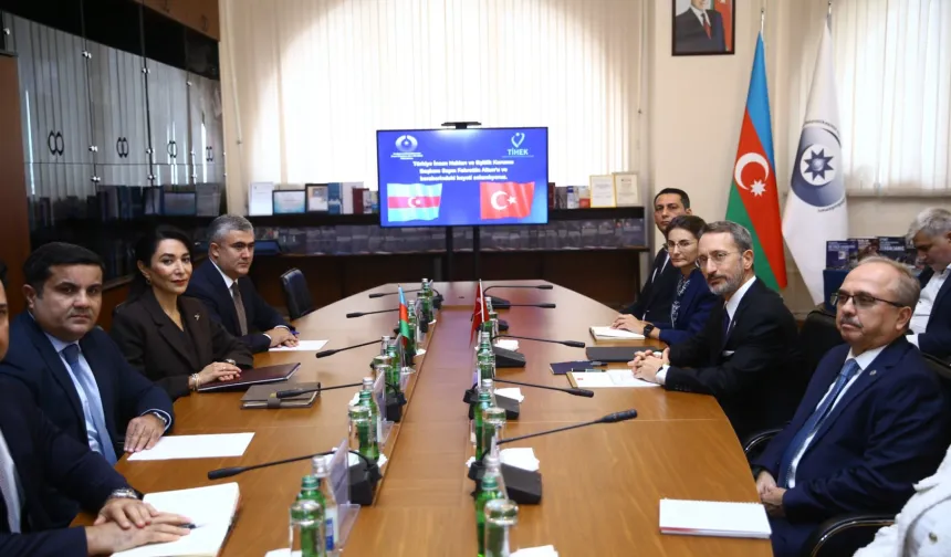 TİHEK Başkanı Fahrettin Altun Bakü’de