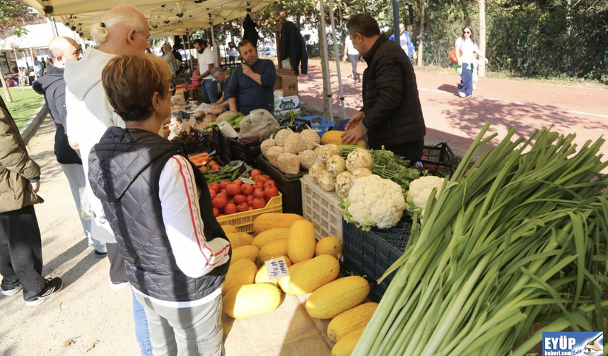 Eyüpsultan’da Yerel Ürün Pazarı Kuruldu
