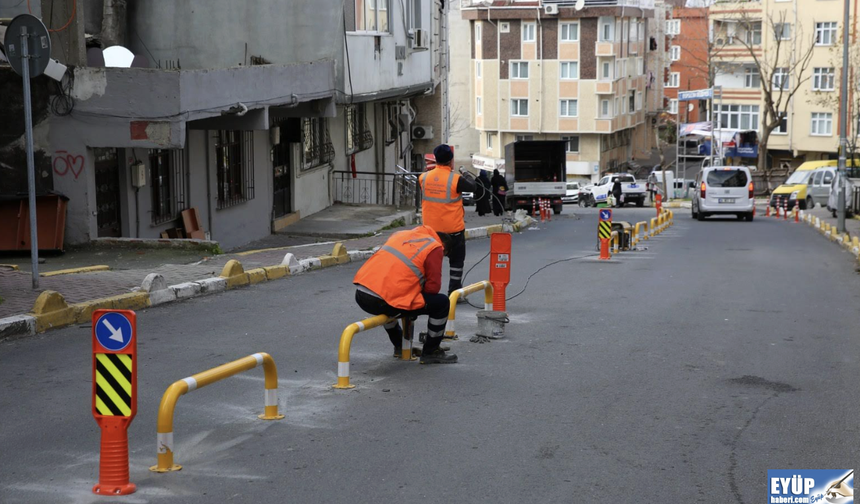 Muhtar Camii Sokak’ta trafik sorununa çözüm