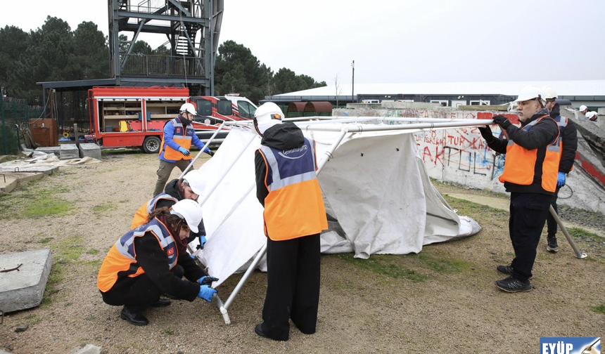 Eyüpsultan’da, AFAD Gönüllülerine Uygulamalı Eğitim